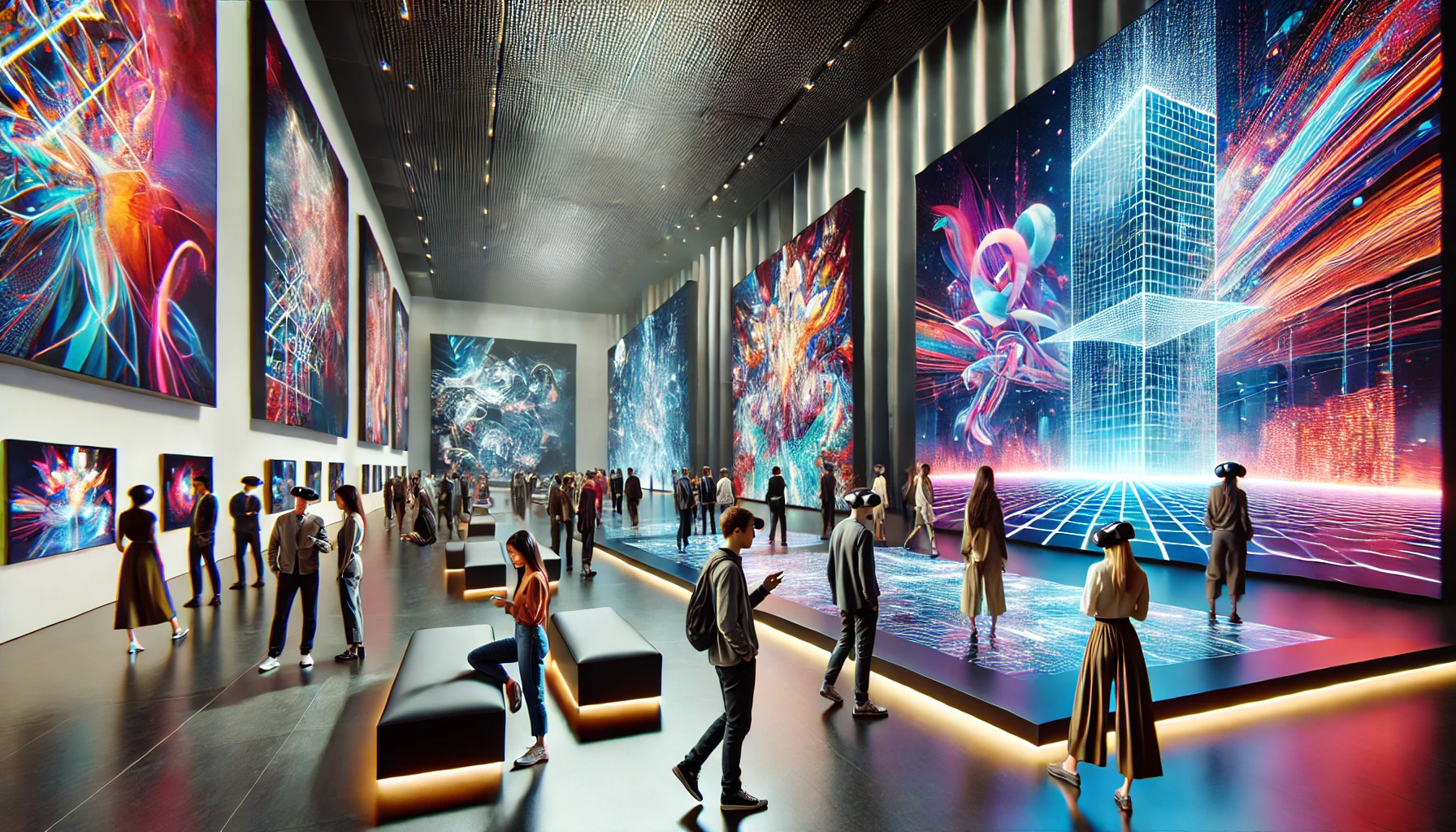 المشهد الفني في الولايات المتحدة: صالات العرض الرقمية تكتسب شعبية